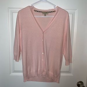 Burberry pink cardigan - LIKE NEW